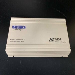 MAVERICK マーベリック HZ1000 カーアンプ○ジャンク品