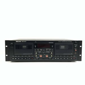 TASCAM 302MKⅡ タスカム Wカセットデッキ プレーヤー レコーダー◆現状品