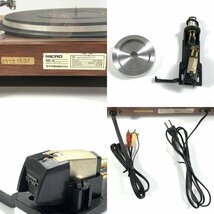 MICRO マイクロ DD-6 レコードプレーヤー カートリッジ:SHURE/V15TYPEⅢ+MICRO/LM-8 EPアダプター付き◆現状品_画像10