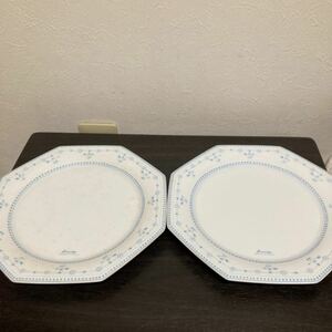 ノリタケ 洋食器 Noritake Arouneges Paris RONDE FLEURIE 8角 プレート