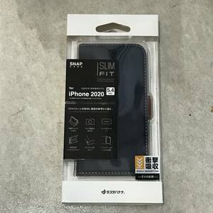 未使用未開封　ラスタバナナ ラスタバナナ iPhone12 mini 5.4インチ ケース カバー 手帳型 +COLOR NV×BR 5604IP054BO　4988018811881