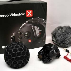 貴重！ 美品！ ロード コンデンサーマイク RODE Stereo VideoMic X SVMX 元箱付！ ブロードキャスト 高性能ステレオオンカメラマイクの画像1