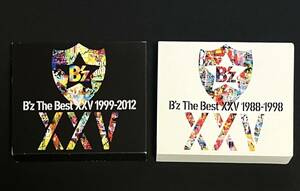 B'z The Best XXV 1988-1998(初回限定盤)& The Best XXV 1999-2012(初回限定盤) CD+DVD 稲葉浩志/松本孝弘 ビーズ セット売り