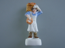 ◆ フェーブ FEVES フランス 陶器製 パン職人 パン屋さん ベーカリー ブーランジェリー バゲット 働くお母さん　_画像1