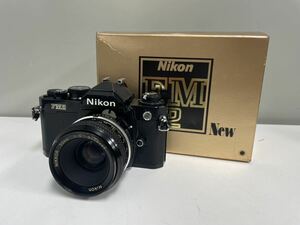 一円スタートNikon NEW FM2 NIKKOR 50mm 1:2 一眼レフフィルムカメラ 