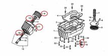 【送料無料】ホンダ純正CB400F CB350F オイルフィルタードレンボルトパッキン(ガスケット エレメント フォーワン 398 408 ワッシャー)_画像2