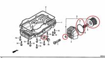 【送料無料】ホンダ純正CBX400F CBR400F CBX550F オイルフィルター ドレンパッキンセット(ガスケット エレメントBEETデイトナ ワッシャー)2_画像2