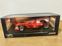 HOT WHEELS ホットウィール フェラーリ 1/18 F1-2000 MINICHAMPS ミニチャンプス　レッド 全3台 3点まとめて_画像6