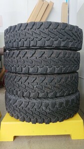 【バリ溝】185/85R16 ヨコハマ ジオランダー M/T G003 ジムニー 2019年製 YOKOHAMA GEORANDAR 