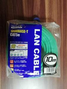 ハーモネット LANケーブル CAT5e グリーン 10ｍ