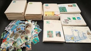 日本切手 消印付きハガキ 記念スタンプ押印 まとめ売り 琉球 外国 みほん 使用済 大量 中古 ジャンク コレクション ei240215-1