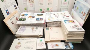 日本切手まとめ売り　記念スタンプ押印 消印付きハガキ 未使用ハガキ 5円 7円 10円 消印 使用済 初日カバー 中古 ジャンク 大量 ei240215-3