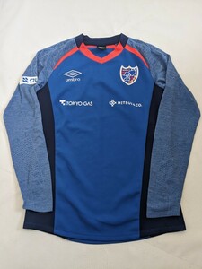 1000円スタート！★FC東京★支給品★トレーニングウエア★プラクティスシャツ★長袖シャツ★UMBRO★アンブロ製★スポンサー入り★レア★