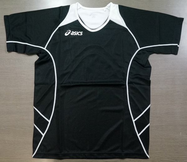 ASICS(アシックス) プラクティス半袖シャツ ブラック　Sサイズ XW6545-9001