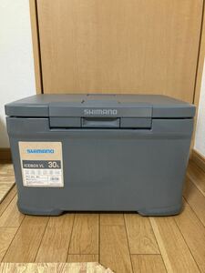 [ новый товар не использовался ]SHIMANO ICEBOX VL 30L Shimano лёд box medium серый NX-430V кемпинг рыбалка уличный cooler-box 