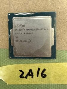 「岐阜発送」 2A16　INTER CPU　XEON E3-1225V3　BIOS起動確認済　中古現状品