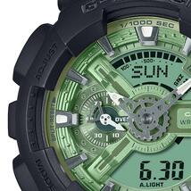 G-SHOCK メタリックカラーダイヤル アナデジ ビッグケース セージグリーン メンズ 腕時計 GA-110CD-1A3JF 新品 未使用 _画像3