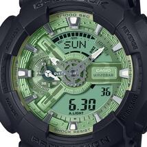 G-SHOCK メタリックカラーダイヤル アナデジ ビッグケース セージグリーン メンズ 腕時計 GA-110CD-1A3JF 新品 未使用 _画像2