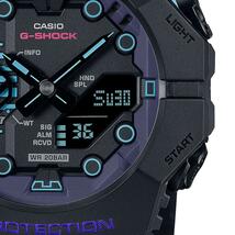 G-SHOCK サイバーシリーズ Bluetooth アナデジ ブラック 反転液晶 メンズ 腕時計 GA-B001CBR-1AJF 新品 未使用_画像4