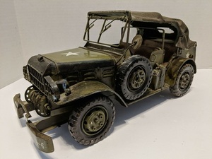 ダッジWC シリーズ 軍用車両 メタル CAR ブリキのおもちゃ 米軍 WW2 US ARMY 40's ミリタリー レア 戦車