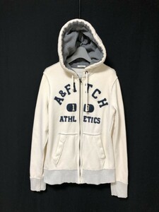 ◆Abercrombie&Fitch アバクロ ジップアップパーカ M　アーチロゴ　