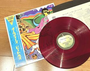 美品★赤盤・完品【帯/補充表/ライナー付き】★Oldies / THE BEATLES [オールディーズ / ザ・ビートルズ] AP-8016 LPレコード