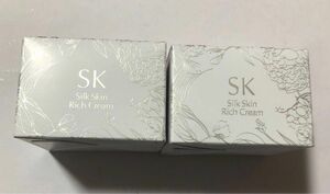 skシルクスキンリッチクリーム　50g 2個セット　保湿　シルクドリバー　スキンケア　silk skin rich cream