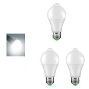 LED電球 人感センサー　明暗センサー　　昼白　3個 E26口金高輝度