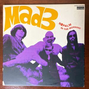 【LP 10インチ】MAD3 / NAPALM IN THE MORNING 検）EDDIE LEGEND THE 5.6.7.8'S ギターウルフ　JACKIE AND THE CEDRICS GARAGE PUNK ORIG盤