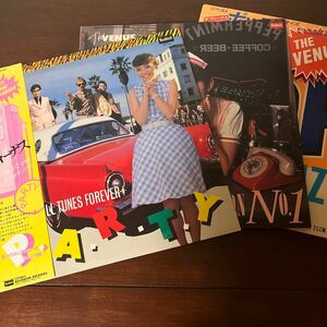 【LP ×3】 VENUS / PARTY / LOVE POTION NO1 / JUST POP 帯付 検）50’s オールディーズ ロックンロール テディボーイ チェリーボーイズ