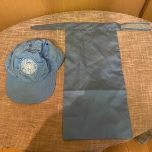 国連軍　作業帽　ブルースカーフ　セット