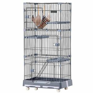 [ limited time 1500 jpy price cut ] cat cage cat cage pet cage 3 step with casters many head ..1 step 2 step possibility (3 сolor selection possible )