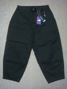 THE NORTH FACE PURPLE LABEL 「Stretch Twill Wide Cropped Pants」 ブラック 32 新品 ザ・ノースフェイス・パープル・レーベル,nanamica