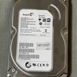 【注意判定】 3.5インチ 250GB Seagate Barracuda ST250DM000 中古品 (C)