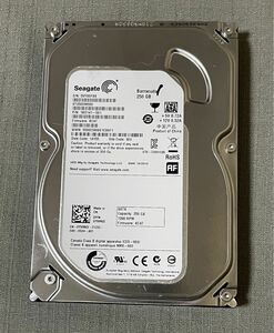 【正常判定】 3.5インチ 250GB Seagate Barracuda ST250DM000 中古品 (AG)