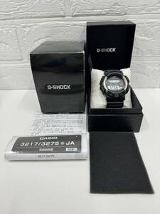 85■CASIO　カシオ　G-SHOCK　G-ショック　GULFMAN　3217　GW-9110　稼働品　ブラック　黒　電波ソーラー