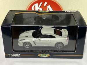 1/43 エブロ R35 GT-R 2007 日産 NISSAN ホワイトパール WHITE PEARL EBBRO 44037