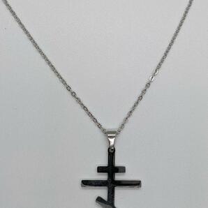 八端十字架 ロシア正教 クロス 十字架 ネックレス ペンダント シルバー 銀色 キリスト教 かっこいい おしゃれ 北欧 アンティーク 十字 宗教の画像5