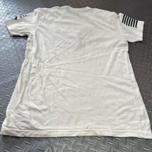 米軍放出品 沖縄 WHITE アメリカ　Tシャツ ランニング　トレーニング　MEDIUM 　(INV D#08)_画像7