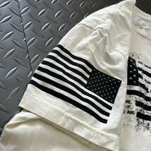 米軍放出品 沖縄 WHITE アメリカ　Tシャツ ランニング　トレーニング　MEDIUM 　(INV D#08)_画像3