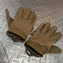 米軍放出品 沖縄　MECHANIX WEAR GLOVE グローブ バッティング スポーツ サイクリング 登山 アウトドア コヨーテ (INV E#03)_画像5