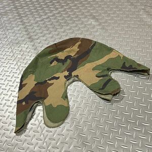 米軍放出品　ウッドランド　カモフラージュ　ヘルメットカバー　(INV M41)