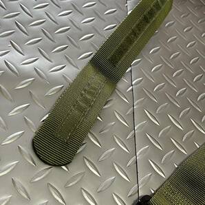 沖縄 米軍放出品 OD  BDU BELT ベルト ベルクロ ミリタリー アウトドア 登山 作業用 オシャレ 109cm (INV F#41)の画像6