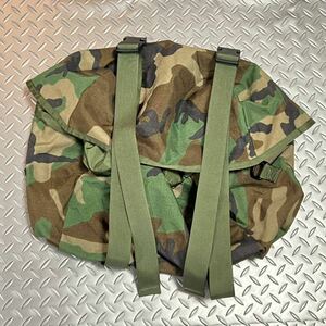 米軍実物 ウッドランド MOLLEII MODULAR LIGHTWEIGHT SLEEP SYSTEM CARRIER バッグ　キャンプ　サバゲー　コレクション　(INV O80)