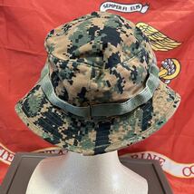 米軍放出品　海兵隊 米軍実物 USMC ウッドランドマーパット ブーニーハット キャンプ LARGE (INV Q33)_画像3