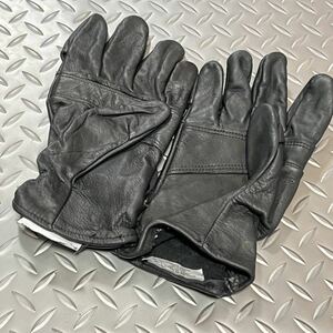 米軍放出品 沖縄　GLOVES LEATHER LIGHT DUTY グローブ 手袋 スポーツ サイクリング アウトドア　登山　ガーデニング SIZE4(INV S36)