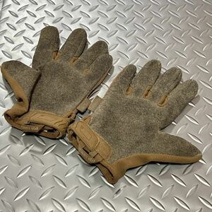 米軍放出品 沖縄　MECHANIX WEAR GLOVE グローブ バッティング スポーツ サイクリング 登山 アウトドア コヨーテ LARGE (INV S37)