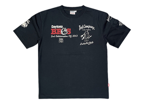 Daytona BROS×エフブランド　半袖Tシャツ　BLACK　40サイズ　試作品　TDDB-01