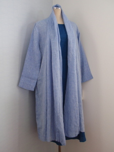 nest Robeネストローブ リネン羽織り型ワンピース（25920円）