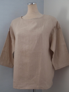  unused b lunch M Branch m'linen blouse (BE)(6930 jpy )